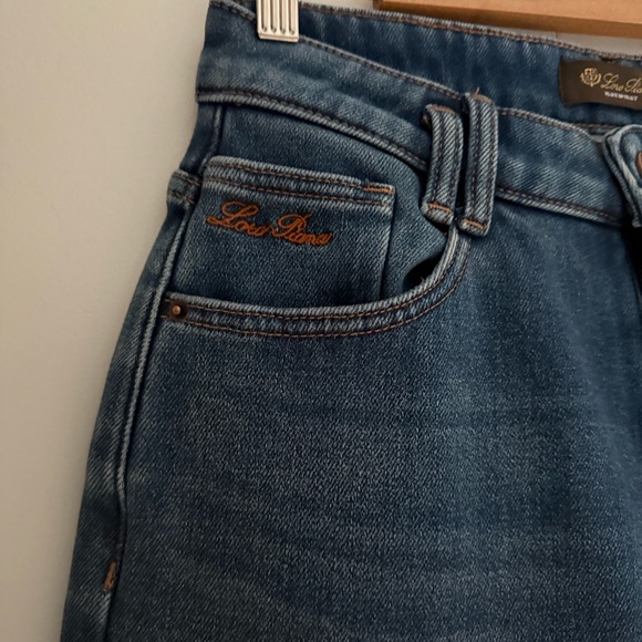 Loro Piana Fleece lined Straight Leg Jeans for women - Picture 2 of 16